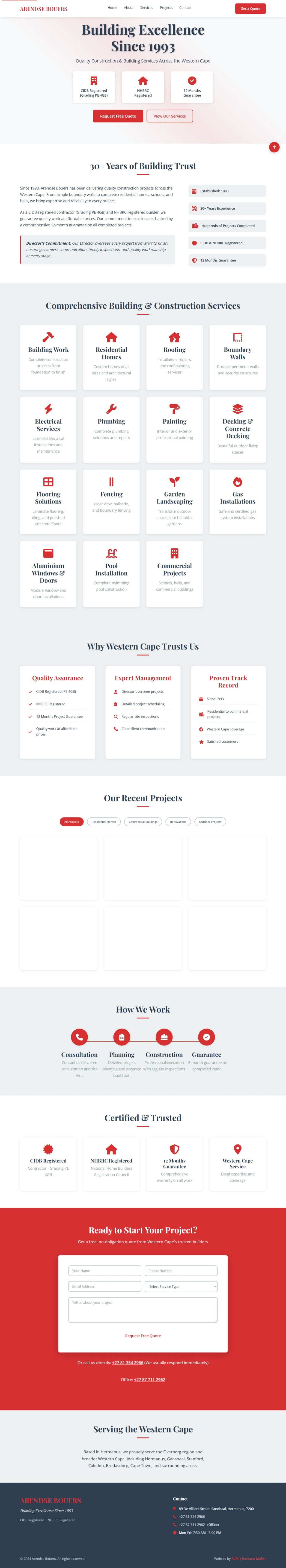 Arendse Bouers Website